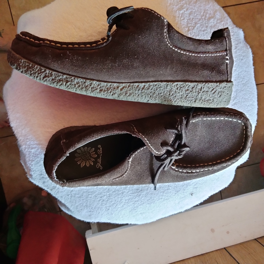 Yellow Box Brown Loafers Slip-Ons